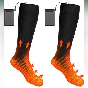 Heated Socks for Men/Women - Upgraded Rechargeable Electric Socks
